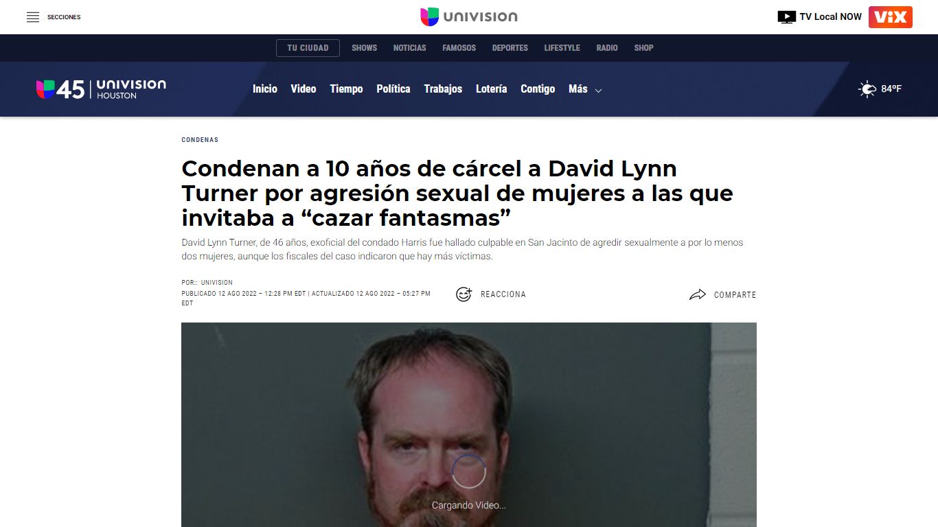 Condenan a 10 años de cárcel a David Lynn Turner por agresión sexual de ...